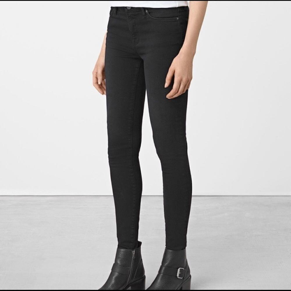 All Saints Grace‎ Black Skinny Jeans Women’s 26”